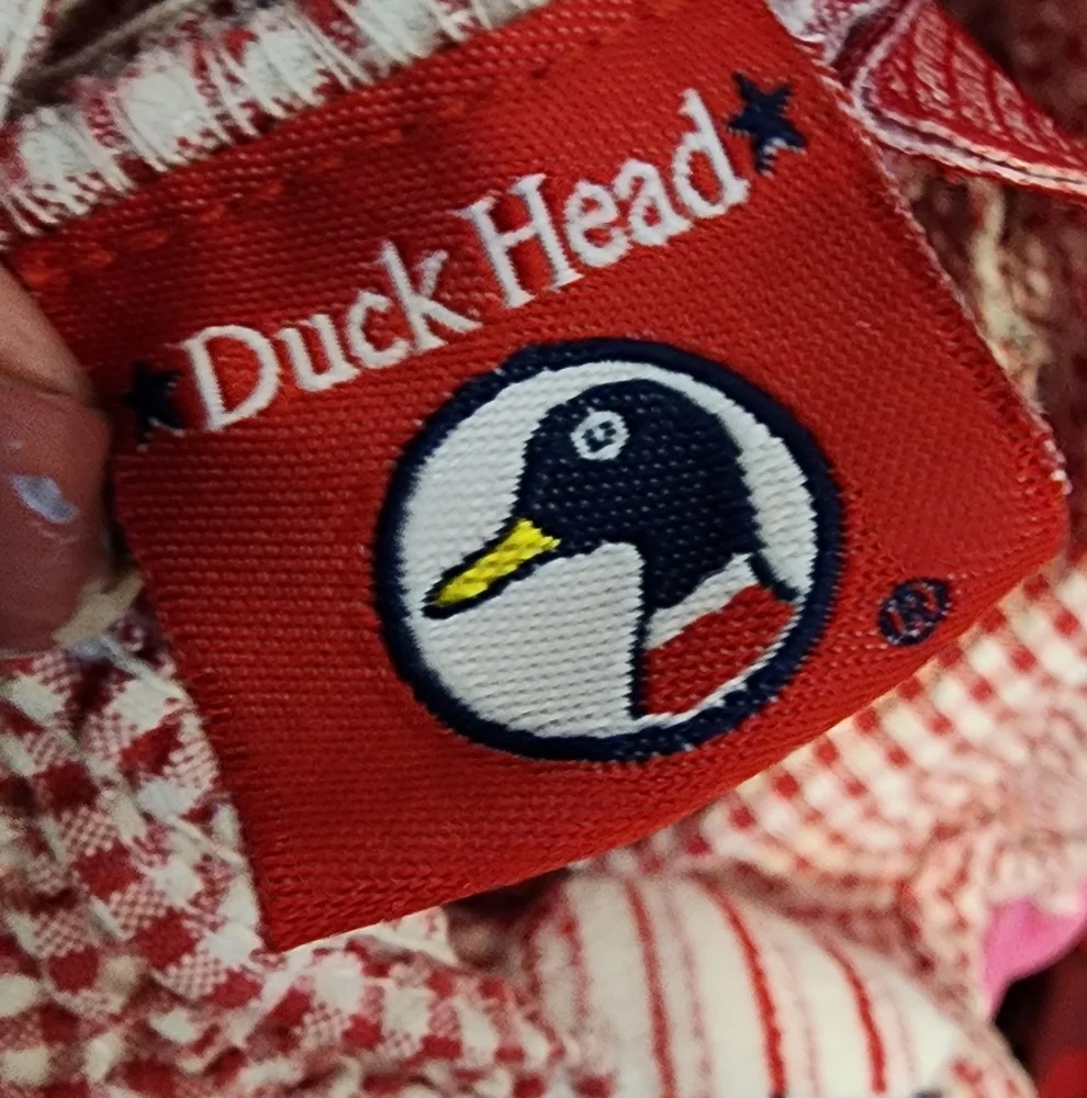 Duck Head Red Gingham Kids Dress Red White And Blue 12 Months